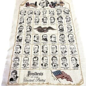 VTG Constitutional Convention 1787 Presidents Of The United States Linen Calenda